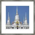 Wat Asokaram Phra Thutangkha Chedi Dthsp0005 Framed Print