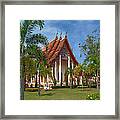 Wat Chalong Ubosot Dthp048 Framed Print