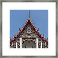 Wat Dan Phra Ubosot Gable Dthb1749 Framed Print