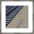 Watch The Gap Framed Print