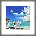 Watching Clouds Framed Print