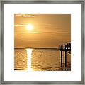 Watching The Sunset Framed Print