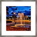 Water In Motion Framed Print