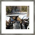 Water Over The Dam Framed Print