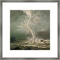 Water Spout Peril Framed Print