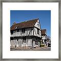Water Street And Lady Lane In Lavenham, Suffolk Framed Print