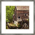 Water Wheel At Philipsburg Manor Mill House Framed Print