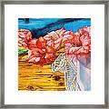 Watercolor Exercise Gladiolas Framed Print
