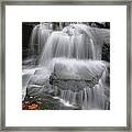 Waterfall On New River West Virginia Framed Print