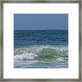 Wave At Seal Beach Framed Print