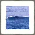 Waves In The Sea, Indonesia Framed Print