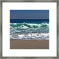 Waves Of Happiness Framed Print
