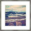 Waves On Lake Superior Framed Print