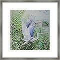 Wrightsville Blue Heron Framed Print