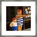 We Are On  Holiday Framed Print