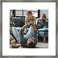 We Love To Play Together Framed Print