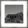 Weatherd Barn Framed Print