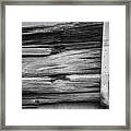 Weathered Wood Framed Print