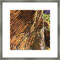 Weeping Rock In Zion Framed Print