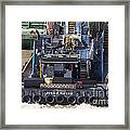 Weight Lifter On Tug Boat ' Jesus Saves ' Framed Print