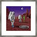 Welcome To The Future Framed Print