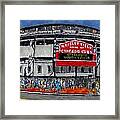 Welcome To Wrigley Field Framed Print