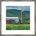 Wellsboro Barn  7k01927 Framed Print