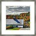 Western Maine Barn Framed Print