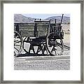 Western Wagon Framed Print