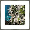 What It Takes To Get To The Beach Sometimes... Framed Print