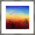 When The Heavens Sing Framed Print