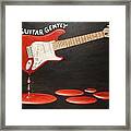 While My Guitar Gently Weeps Framed Print