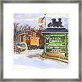 Whistle Junction In Ironton Missouri Framed Print