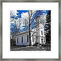 White Church Framed Print