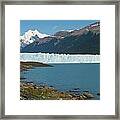 White Glacier Framed Print