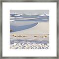 White Sands New Mexico Framed Print