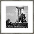 Brenham Texas Watertower Framed Print