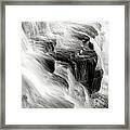 Abstract Waterfall Framed Print