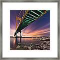 Whitestone Bridge Framed Print