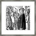 Who Are These People? Framed Print