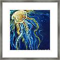 Wild Jellyfish Reflection Framed Print