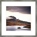 Wild Nature Landscape In Scotland, Isle Framed Print