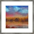 Wildfire Fire In The Sky Framed Print