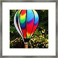 Wind Catcher Balloon Framed Print
