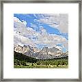 Wind River Mountains Framed Print