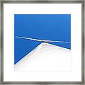 Wind Turbine Blue Sky Framed Print