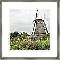 Windmill Of Kinderdijk Framed Print