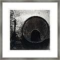 Wine Barrel Framed Print