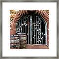 Winery Doors Framed Print