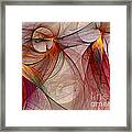 Winged-abstract Art Framed Print